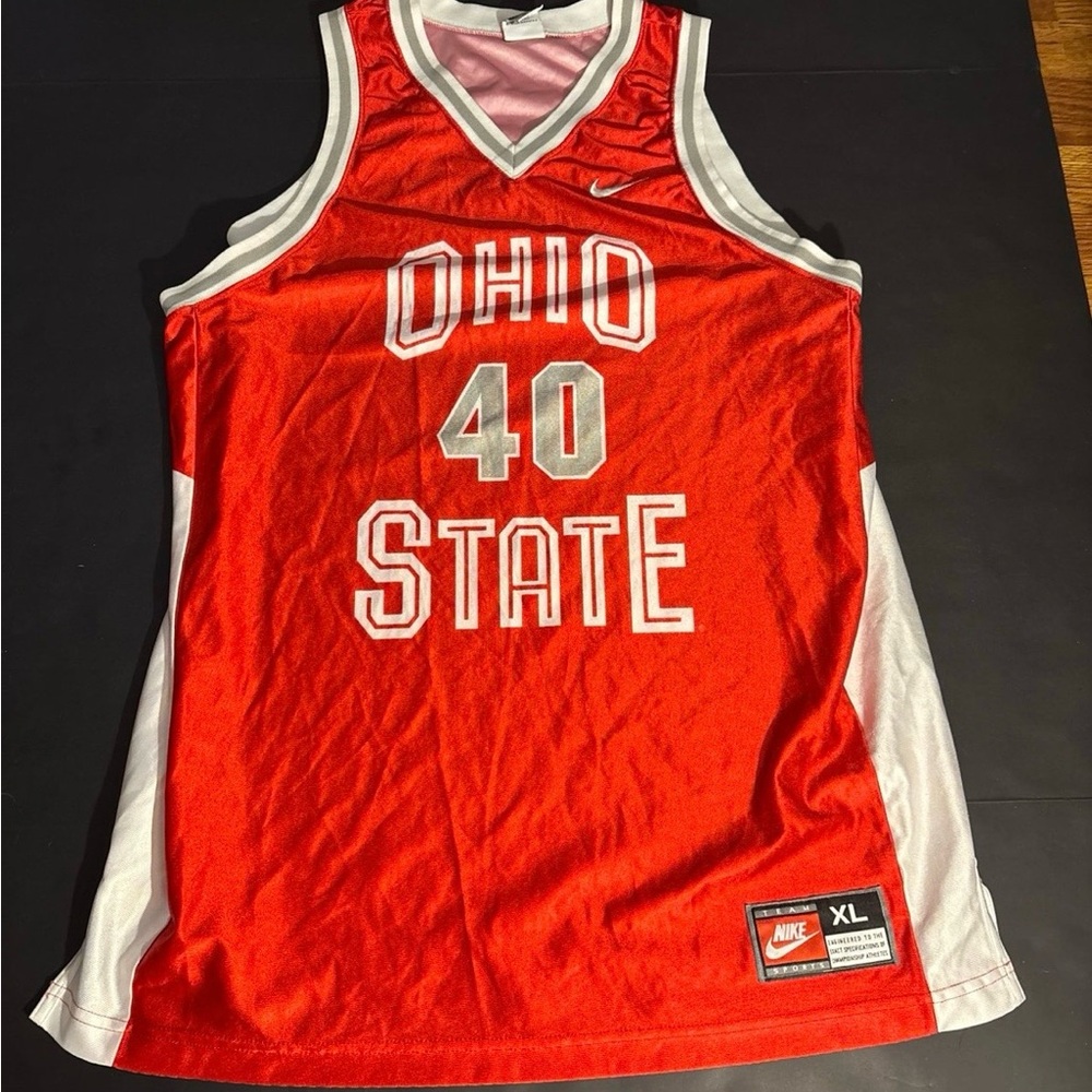 Nike Ohio State Red Basketball Jersey